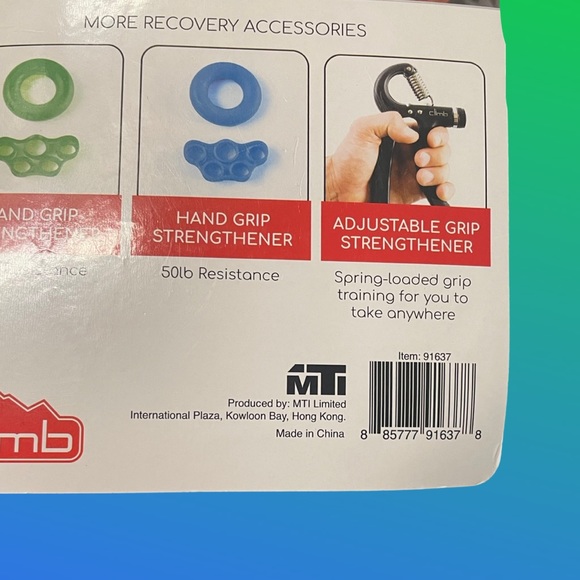 Climb Hand Strengtheners Set, Yellow, New in Package - Picture 5 of 5